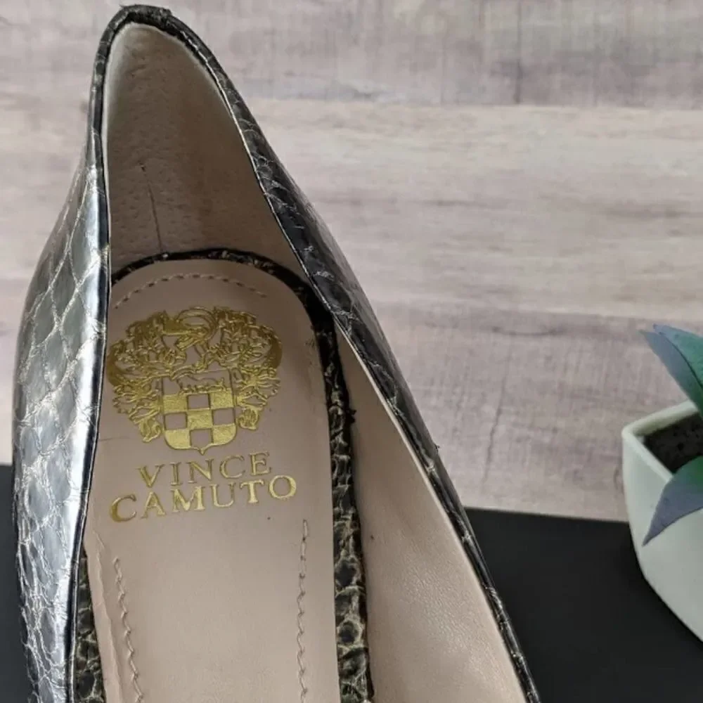 Vince Camuto Zella Reptile Snake Embossed Pump